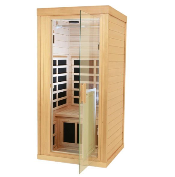 Sauna de madeira para 1 pessoa