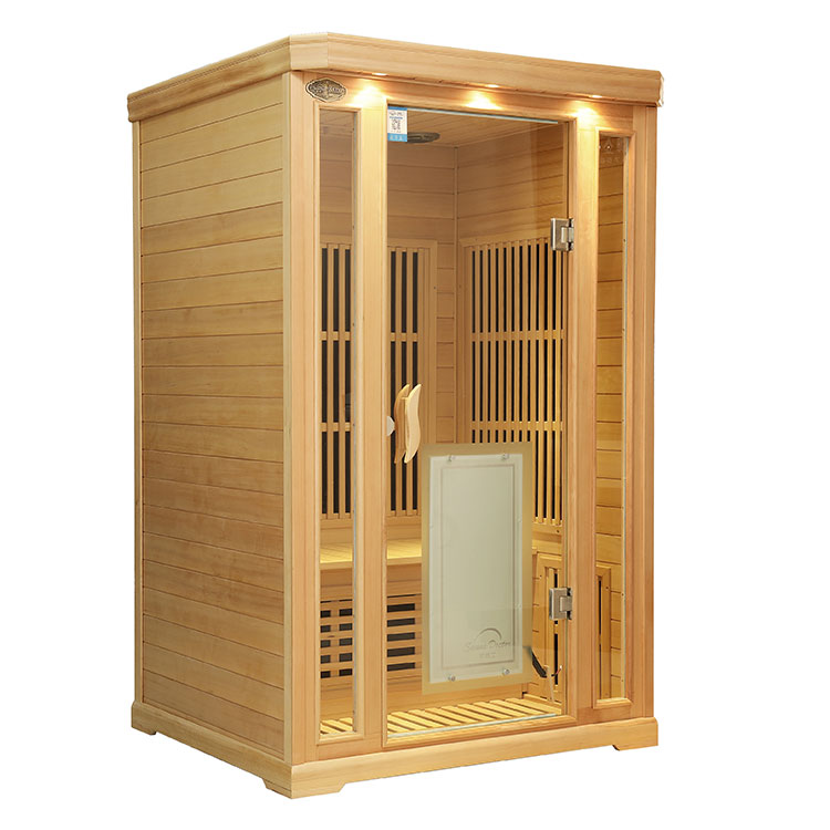 Hemlock Far Infrared Sauna usa que tipo de energia e madeira?