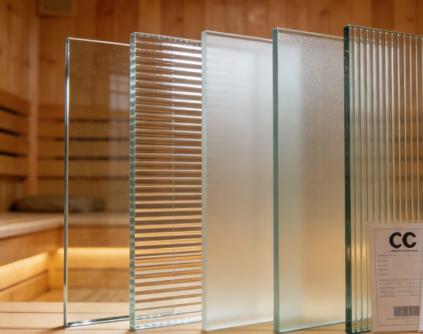 Vidro à prova de explosão da sala de sauna