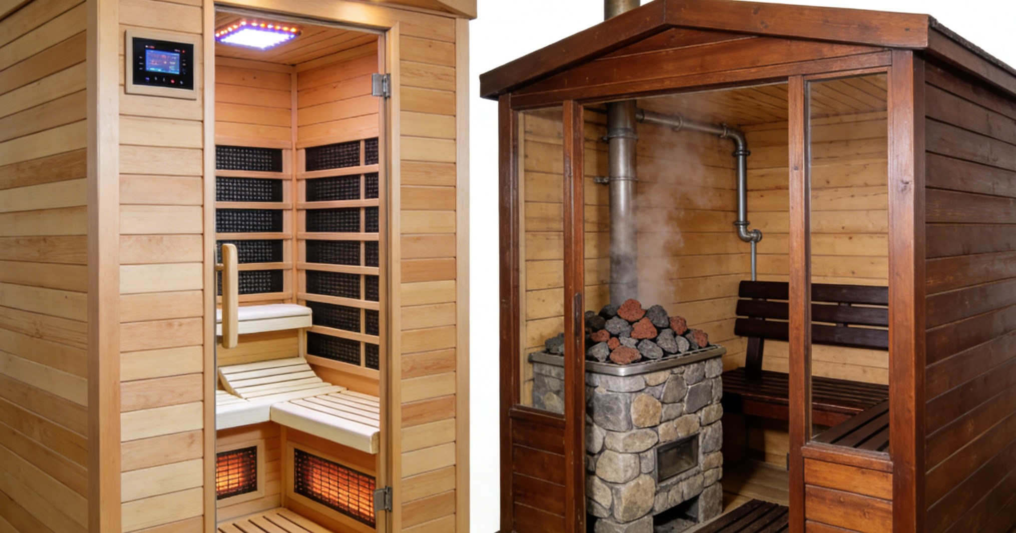 Sauna infravermelha versus sauna tradicional, o que é melhor?