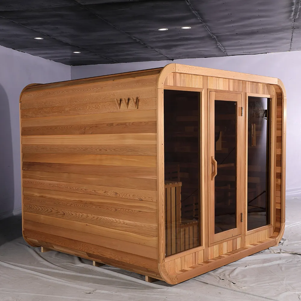 Sauna externa de infravermelho distante de cicuta