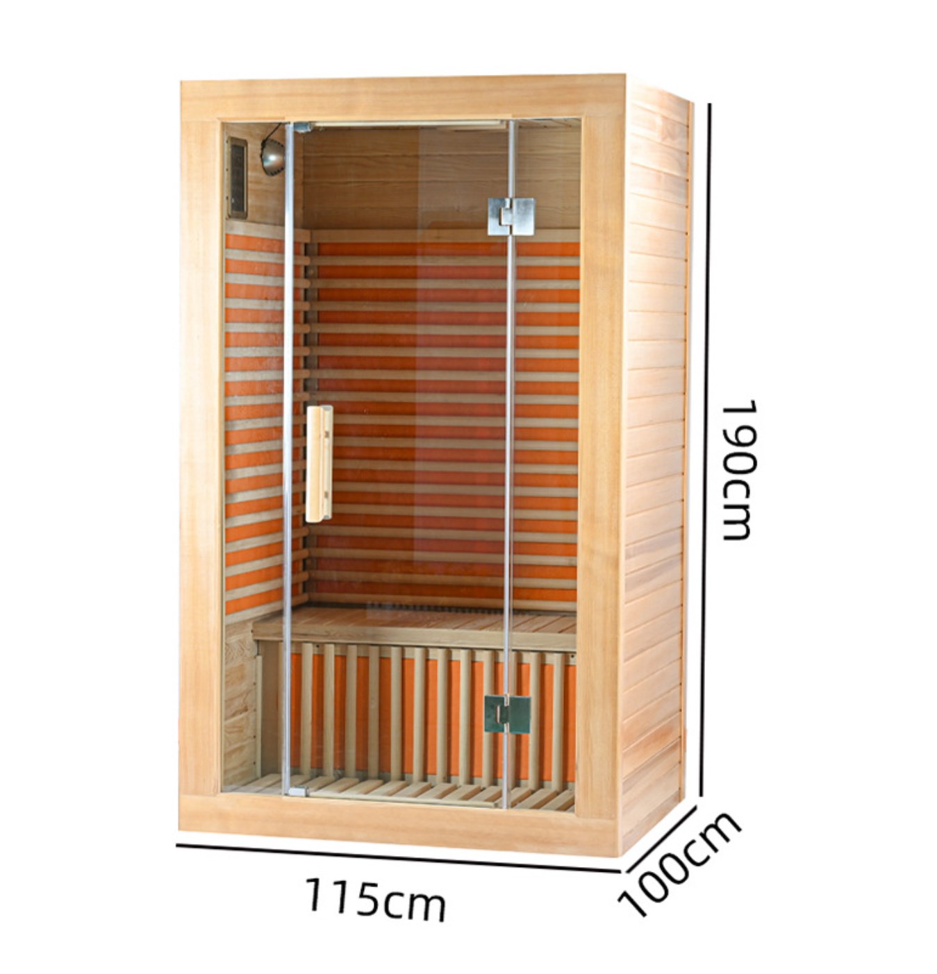Sauna para 1-2 pessoas Sauna de infravermelho distante de cicuta