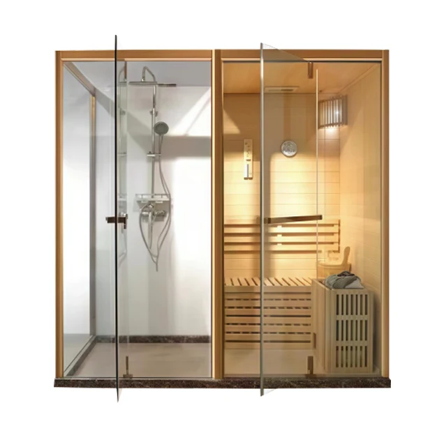 Sala de chuveiro e sauna a vapor