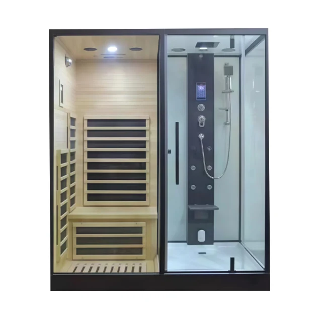 Sala de sauna do chuveiro