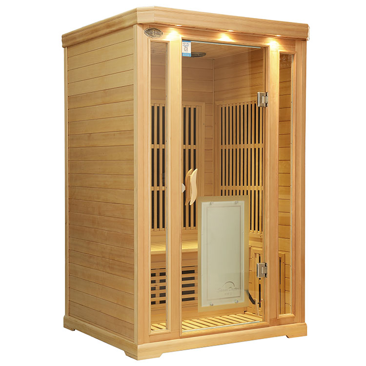 Sala de sauna para duas pessoas